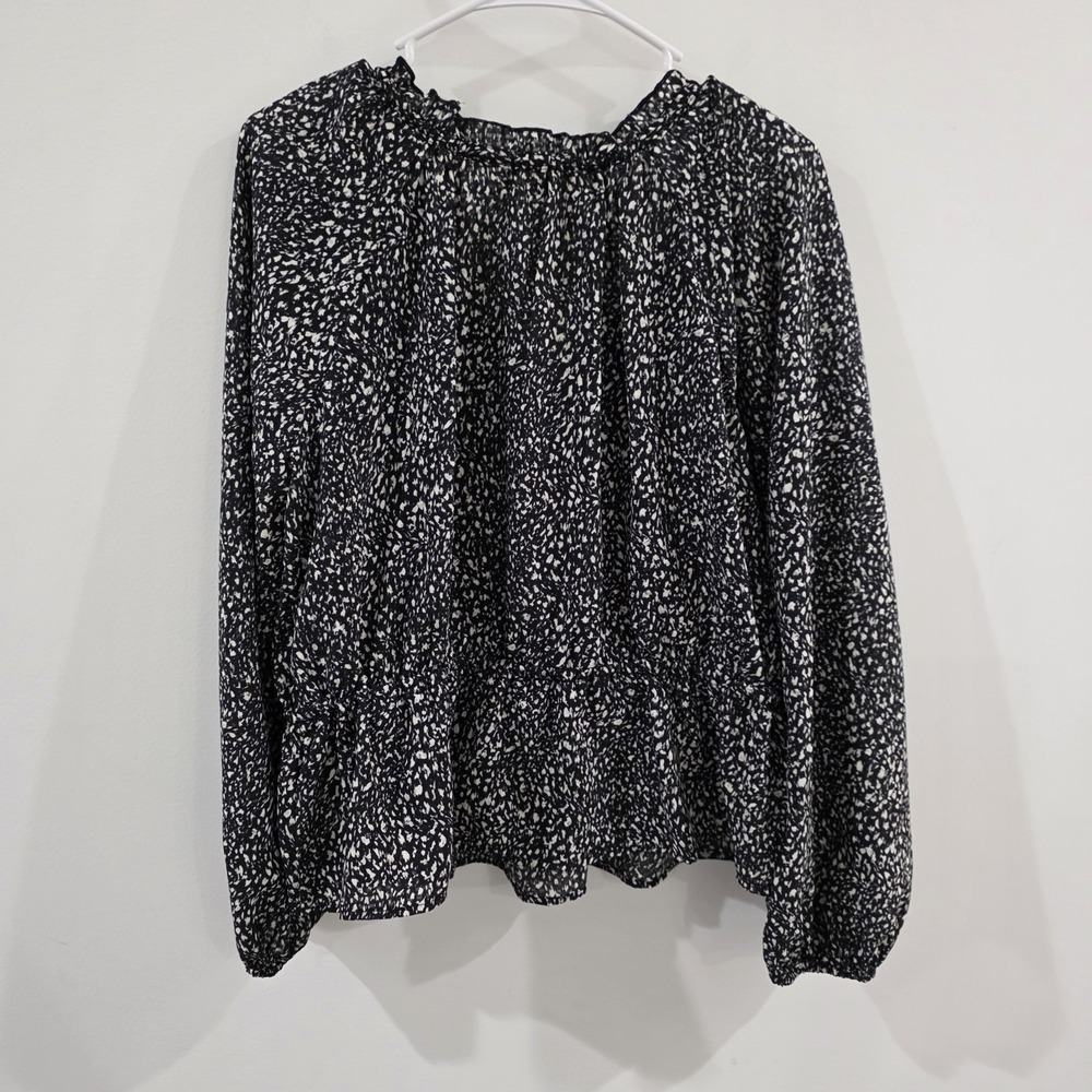 Universal Thread Womens Top Size Large Boho Ruffle Ren Faire - Picture 3 of 7
